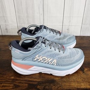 Hoka One One Bondi 7 1110519 BFOB Blue Womens Running Shoes Size 8.5